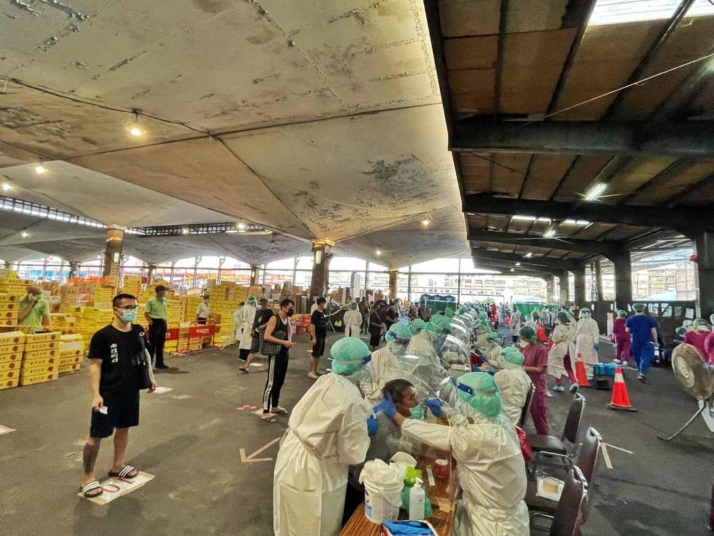北榮進駐批發市場！蘇貞昌：合作圍堵疫情最重要