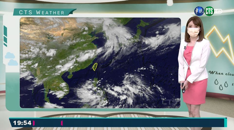 山區西臺午後局部雷雨 留意南方低壓雲系發展