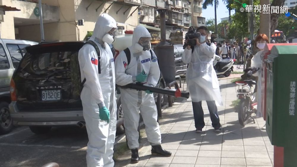 中正區國宅擴篩 435里民集體拉車採檢