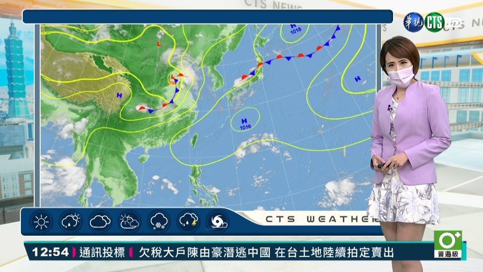 多雲到晴天氣熱 午後局部雷陣雨