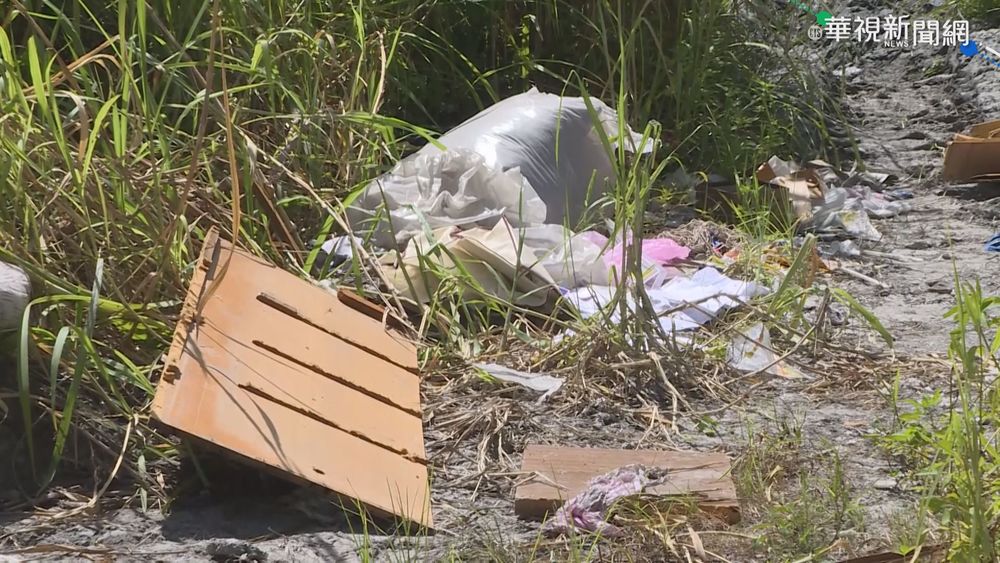 馬蘭鉤溪床堆滿垃圾 驚見針頭.注射管