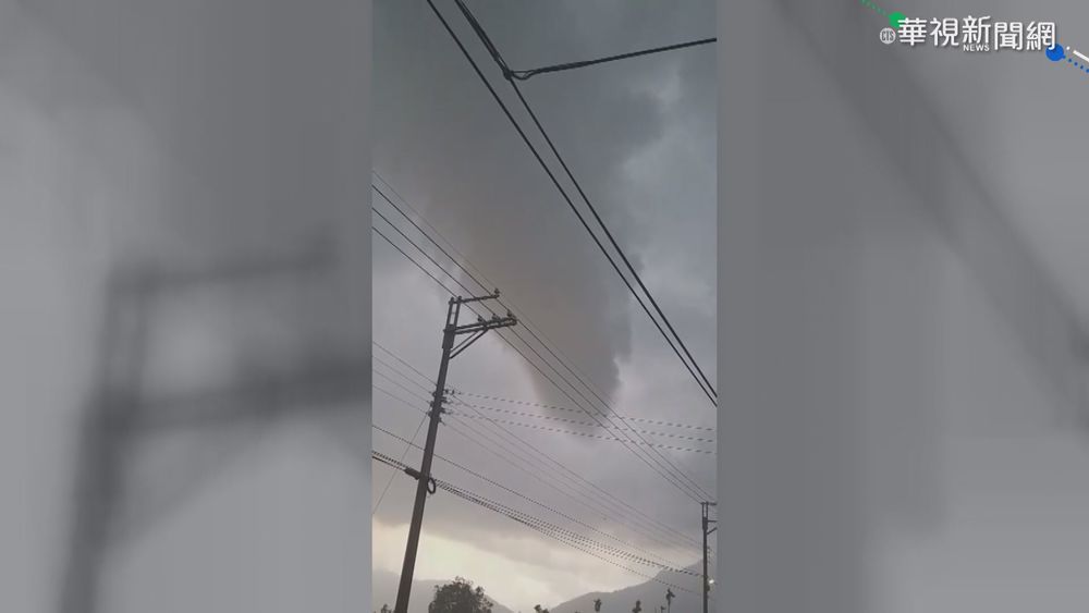 屏東大雨狂襲 驚見龍捲風肆虐