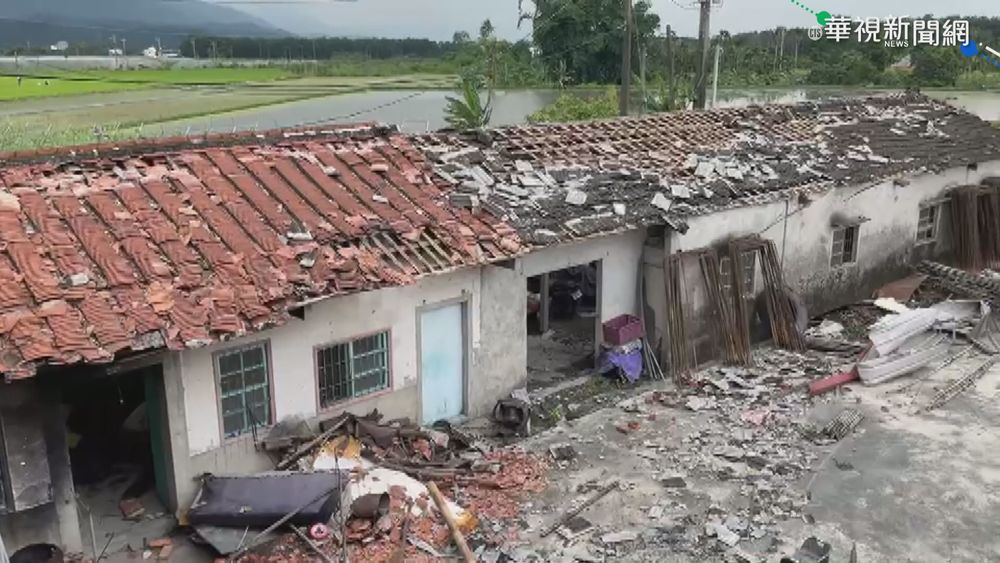龍捲風強襲高樹鄉 民宅屋頂瞬間掀翻