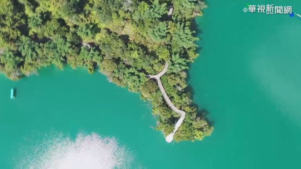 日月潭滿水位空拍 如隱藏版國境之南
