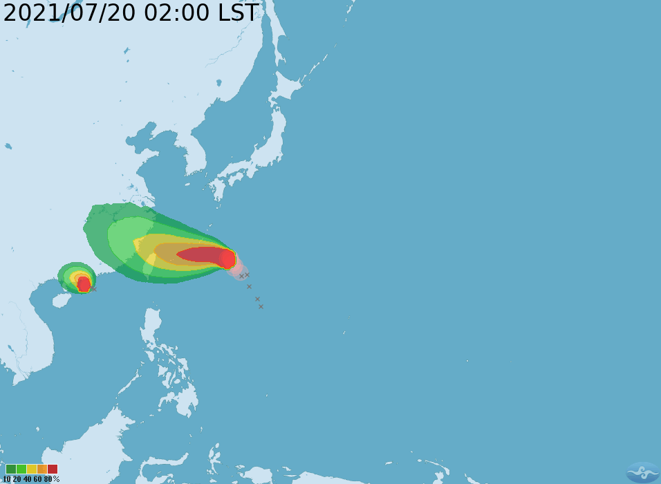 （中央氣象局提供）。