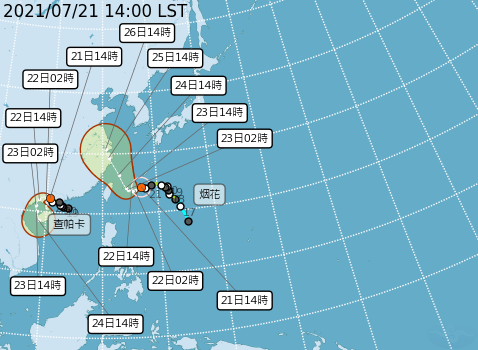 氣象局發颱風海警！烟花挾雨勢週五週六最強勁