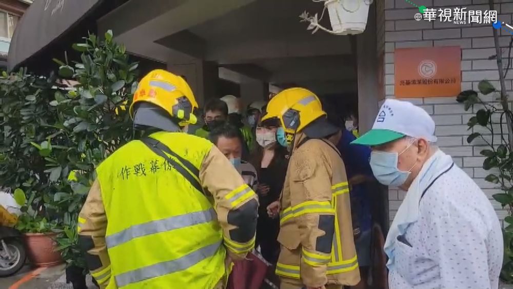 北市八德路旅館失火 1男無生命跡象