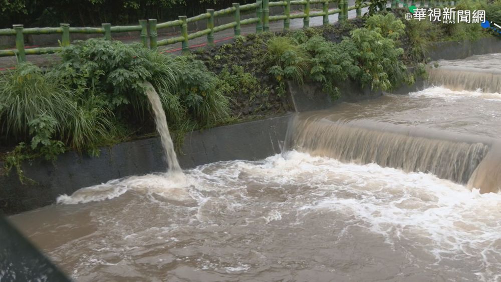 雙北多處河川暴漲 路樹倒塌壓民宅