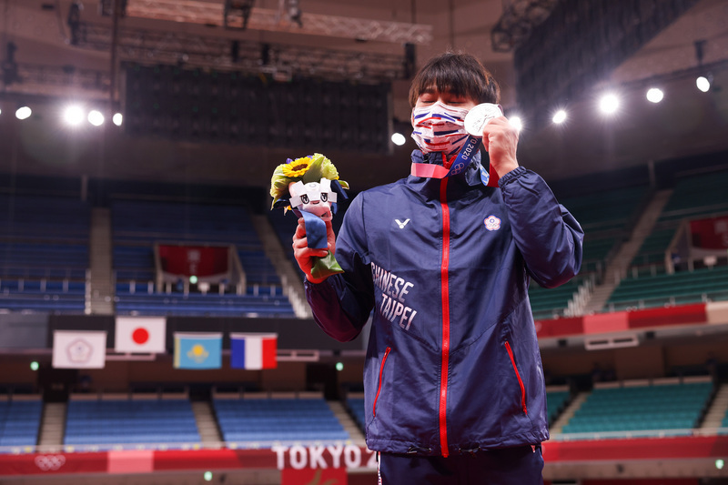 「柔道男神」楊勇緯摘下東奧銀牌。（中央社）