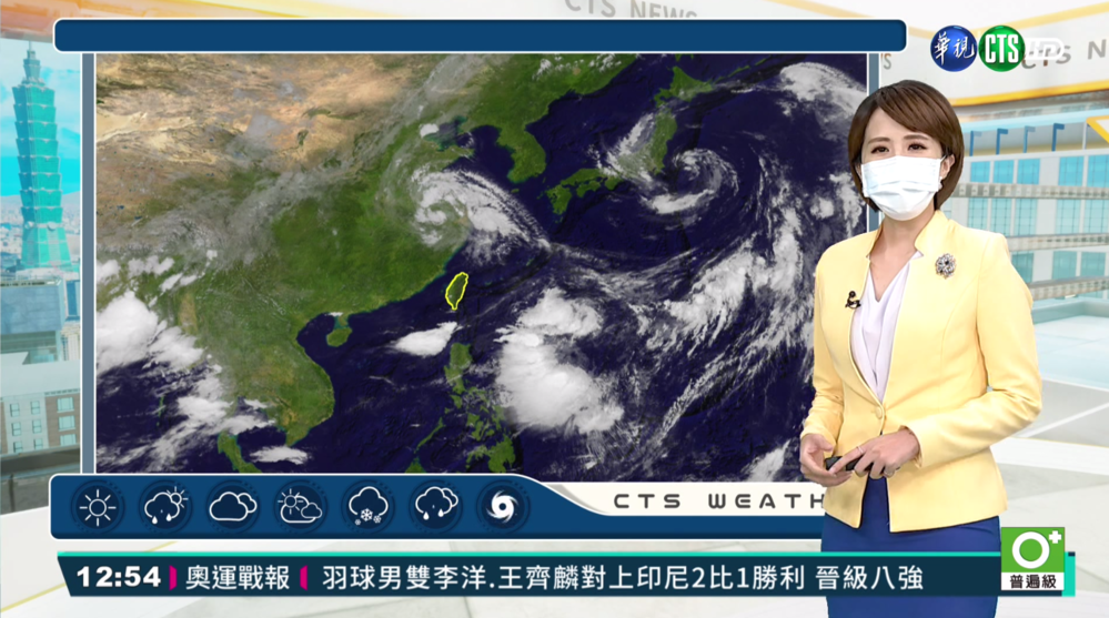 西南風苗栗以南局部雨 北東金門炎熱臺東焚風