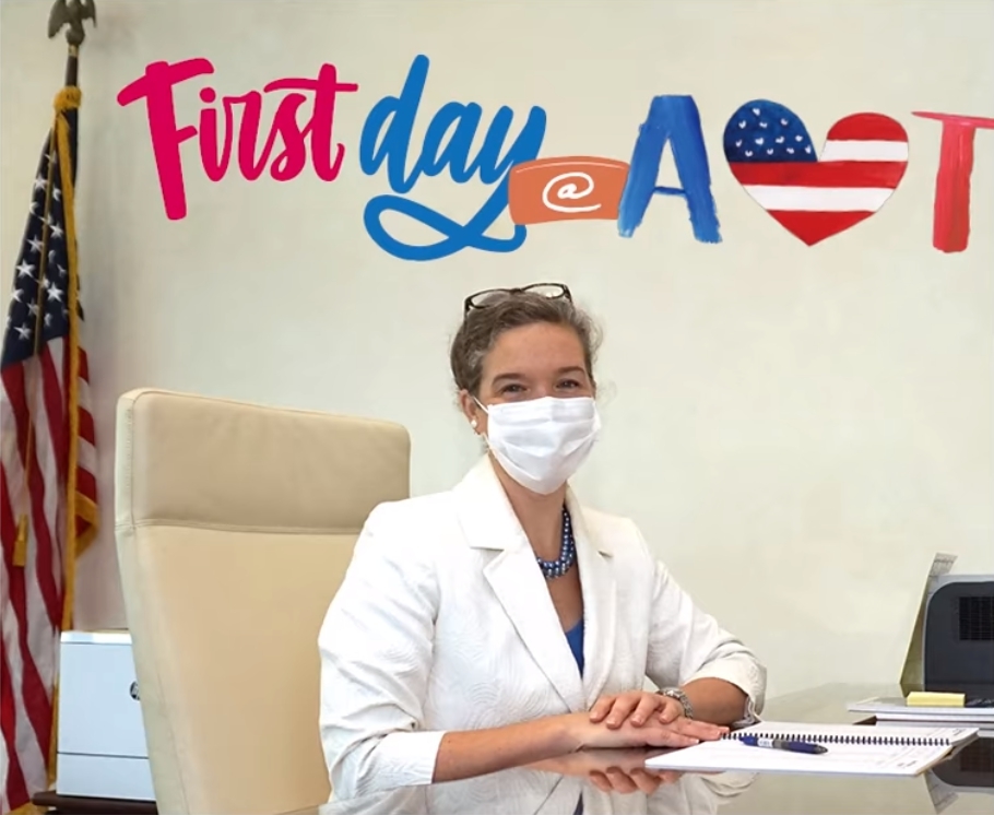 AIT新處長孫曉雅上班第1天 喊：美夢成真