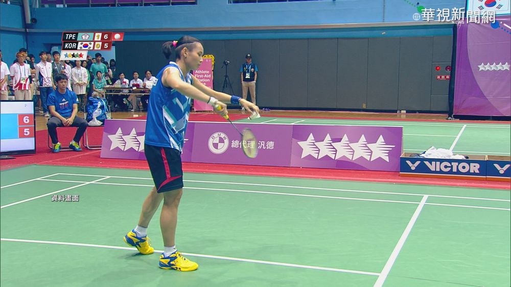 戴資穎直落二拍走法國 8強門票到手