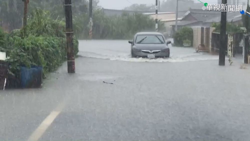 雲林降雨量驚人! 沿海低窪民宅慘淹