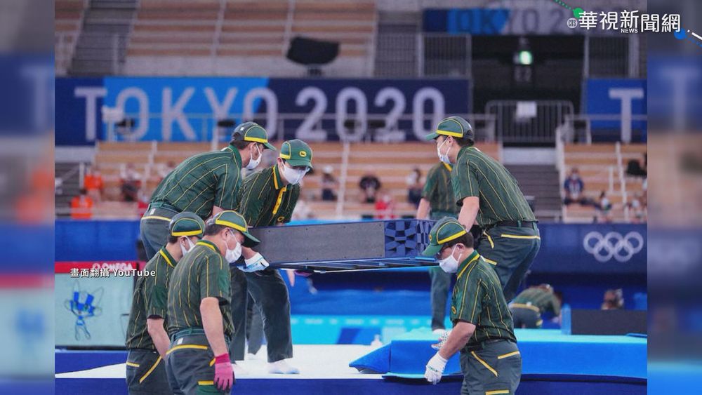 東奧幕後功臣 宅配搭頒獎台只要5分鐘