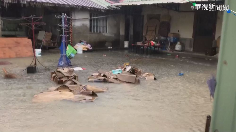 彰化伸港乾了一天又淹 三合院"泡水"