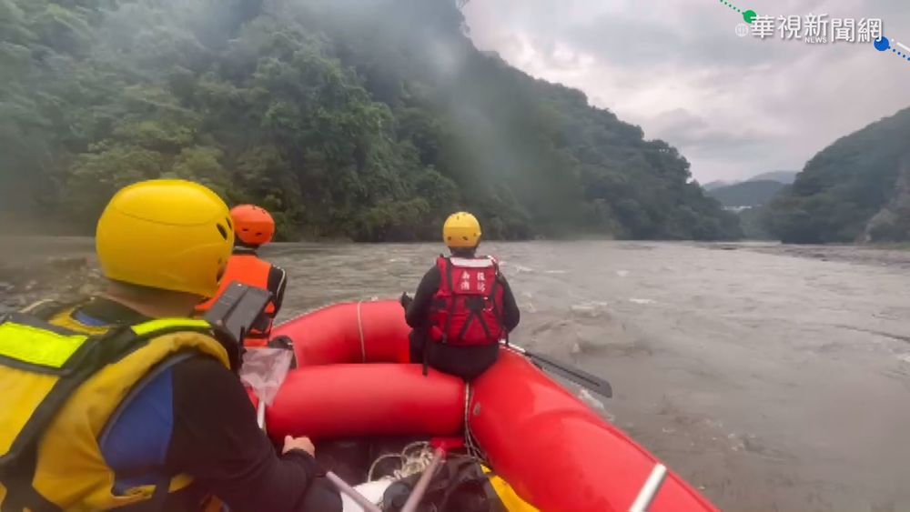 南投夫妻抓魚落水 溪水暴漲沖走雙亡