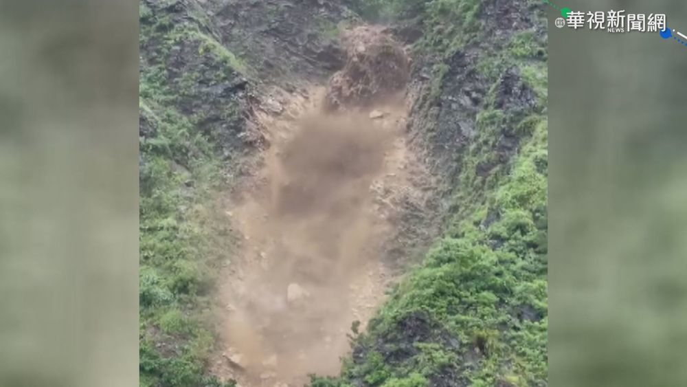 豪雨猛炸驚見泥流狂洩 來義鄉急撤離