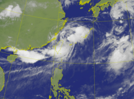 原「盧碧」已登陸竹苗 豪雨亂海空