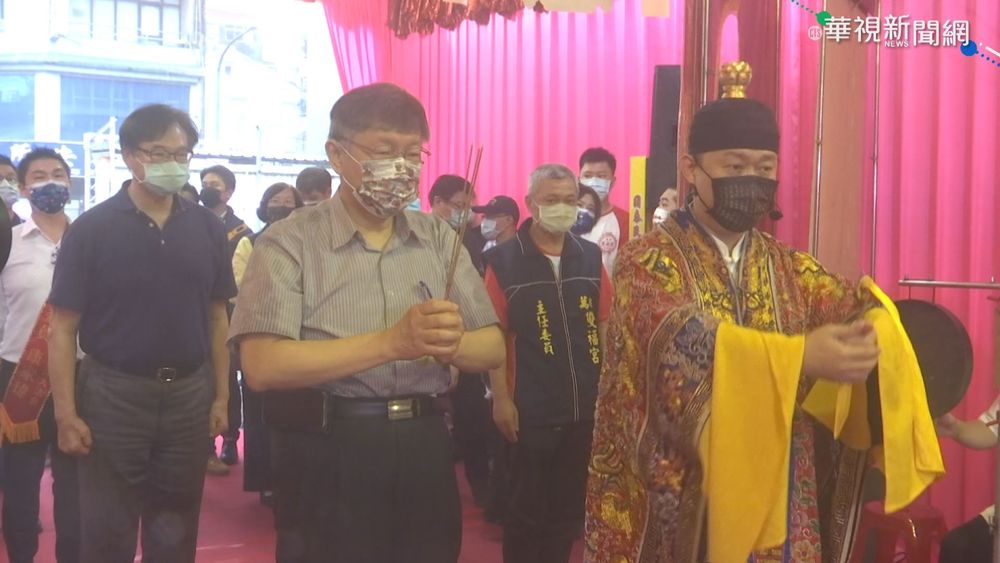 柯文哲奔萬華法會 復業前整頓拆違建