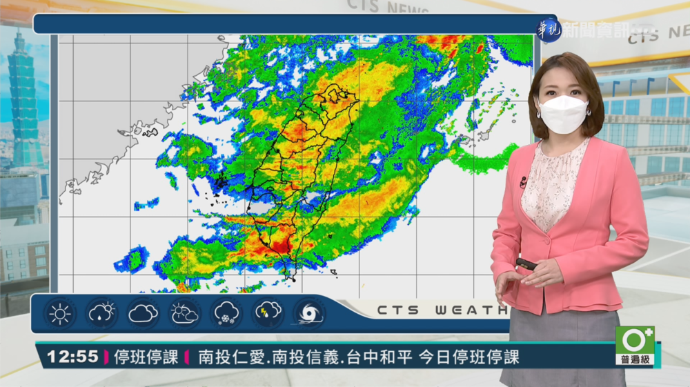 受西南氣流影響 中南部地區嚴防豪雨