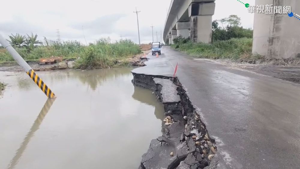 濁水溪暴漲沖垮便道 離高鐵橋墩僅10米