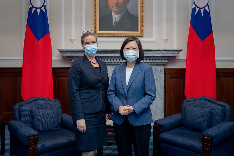 蔡英文接見AIT新處長 孫曉雅：臺美關係處於巔峰