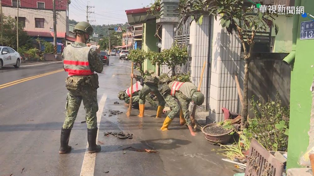 超大豪雨襲六龜 國軍助清淤重建家園