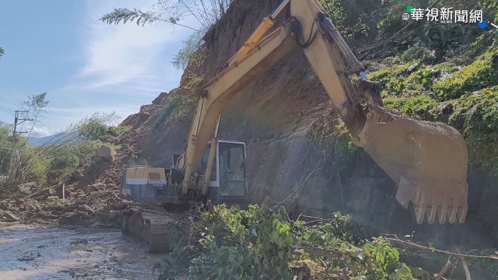 苗栗山壁崩坍5樓高 恐清1週雙通台3線