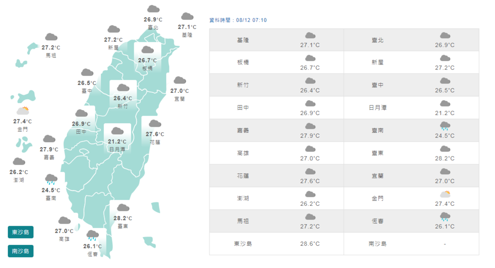 （氣象局提供）。