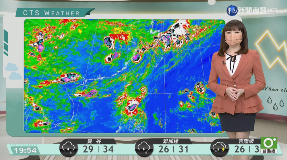 天氣悶熱 留意午後雷陣雨及短延時強降雨