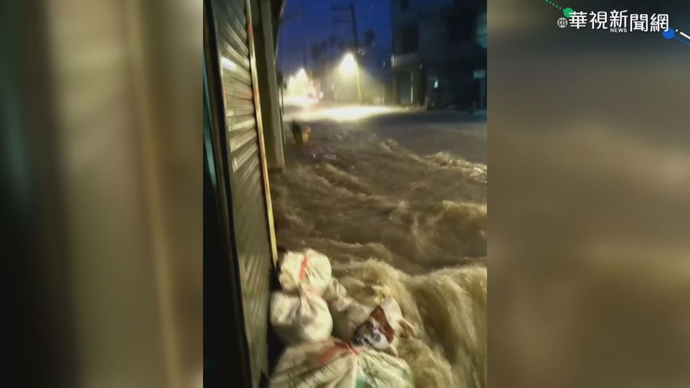六龜連日大雨道路成洪流 居民好無奈
