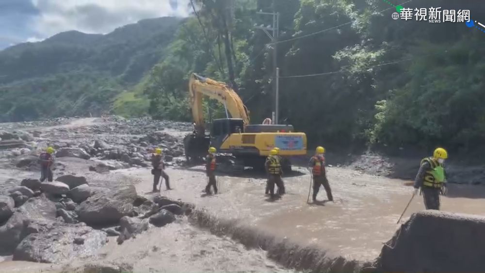 桃源區代表遭泥流沖走 搜救進入第3天