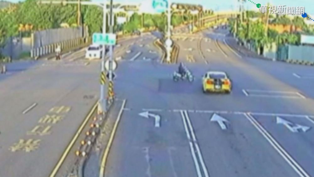 嗆陳時中.逆向駕駛 男開車撞飛女騎士