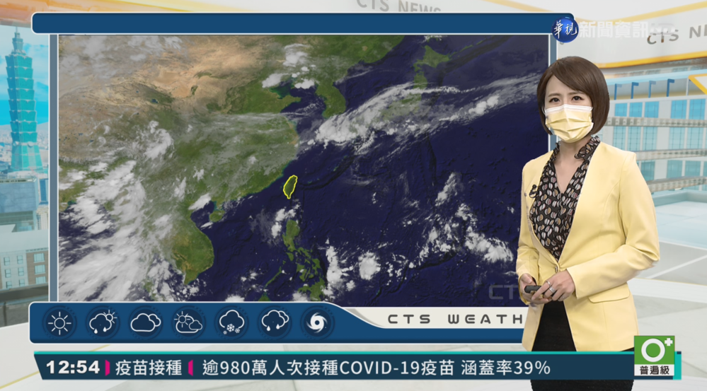 大臺北地區有局部大雨 沿海地區零星陣雨或雷雨