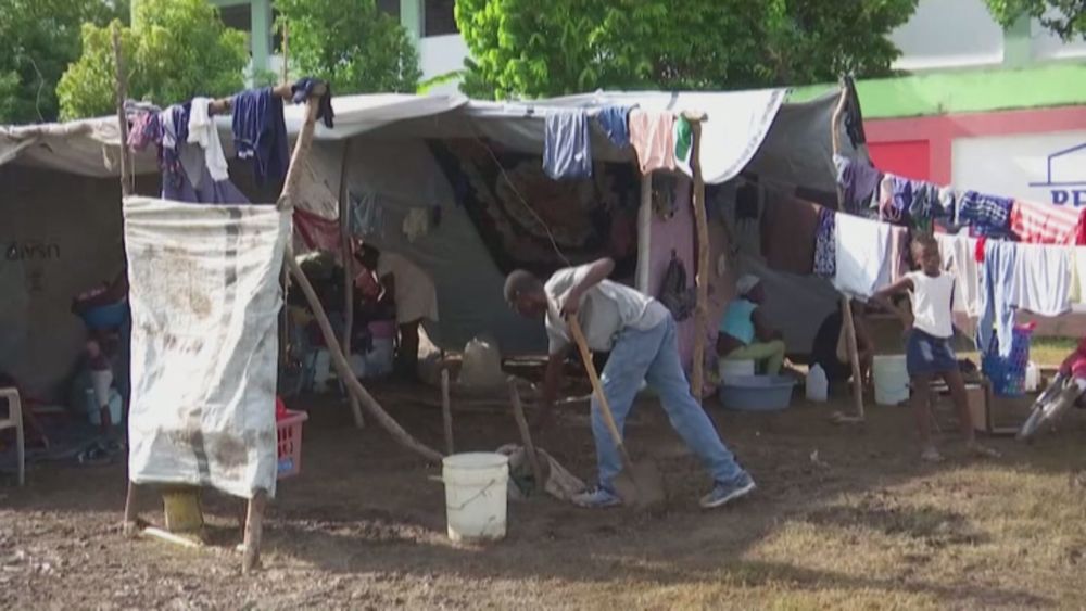 海地強震再遇熱帶風暴 嚴重影響救災