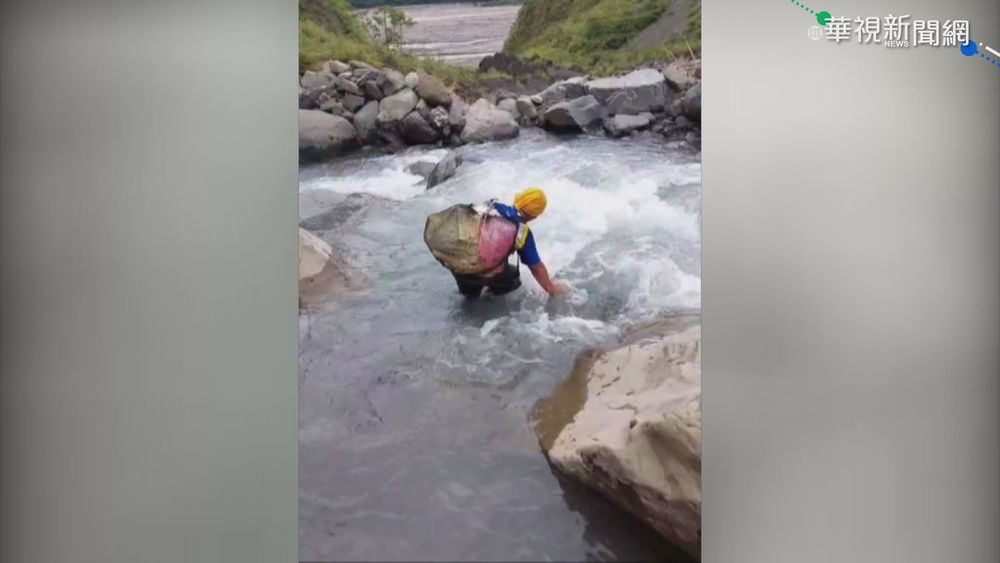 部落路斷橋毀 學生冒險徒步溯溪下山