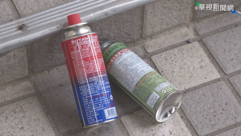 資源回收車起火冒煙 瓦斯罐別亂丟!