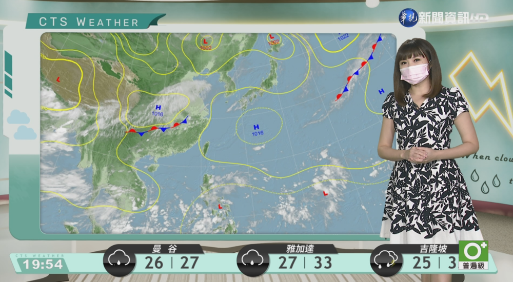 明天氣晴朗穩定 各地高溫33至35度
