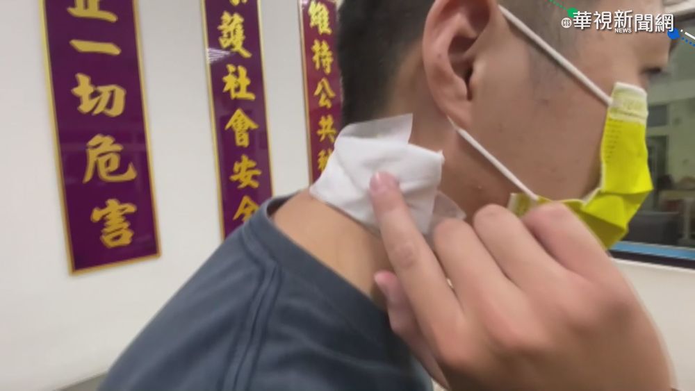 毒犯拒捕持刀砍 勇警忍傷痛制伏