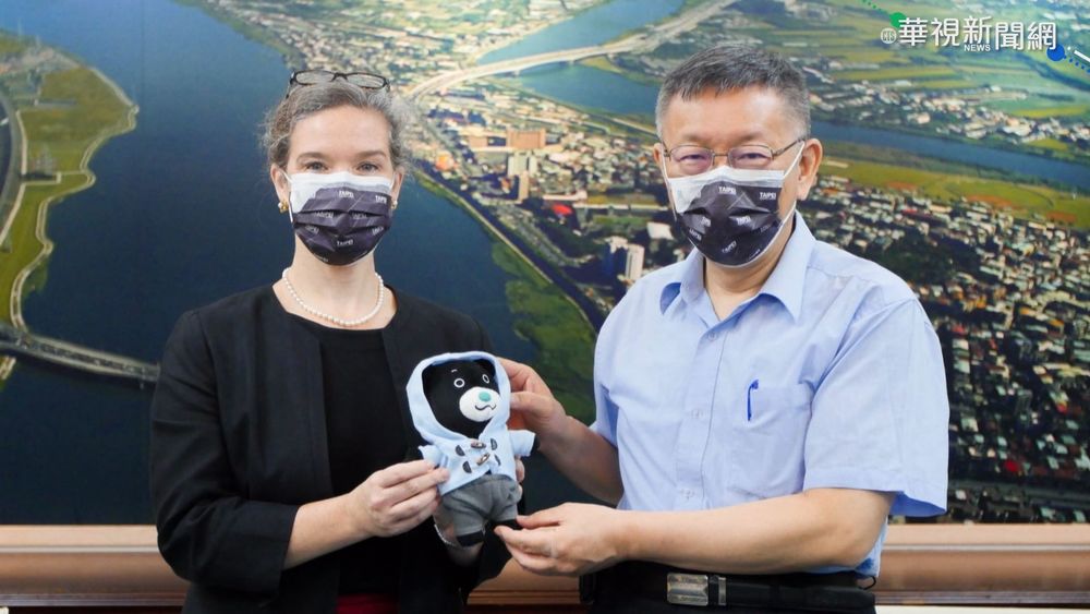 AIT新處長孫曉雅 今首度拜會柯文哲