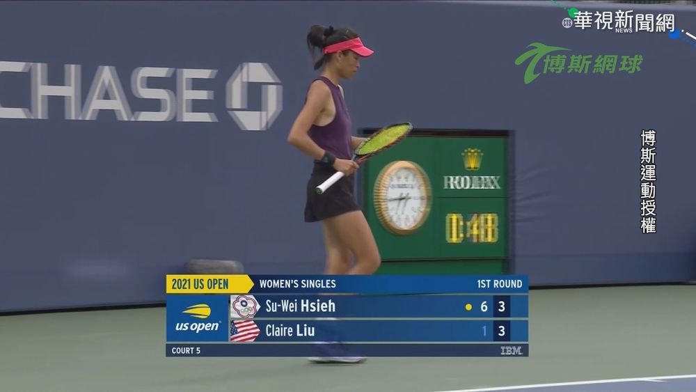 美網女單謝淑薇開胡 直落二挺進64強
