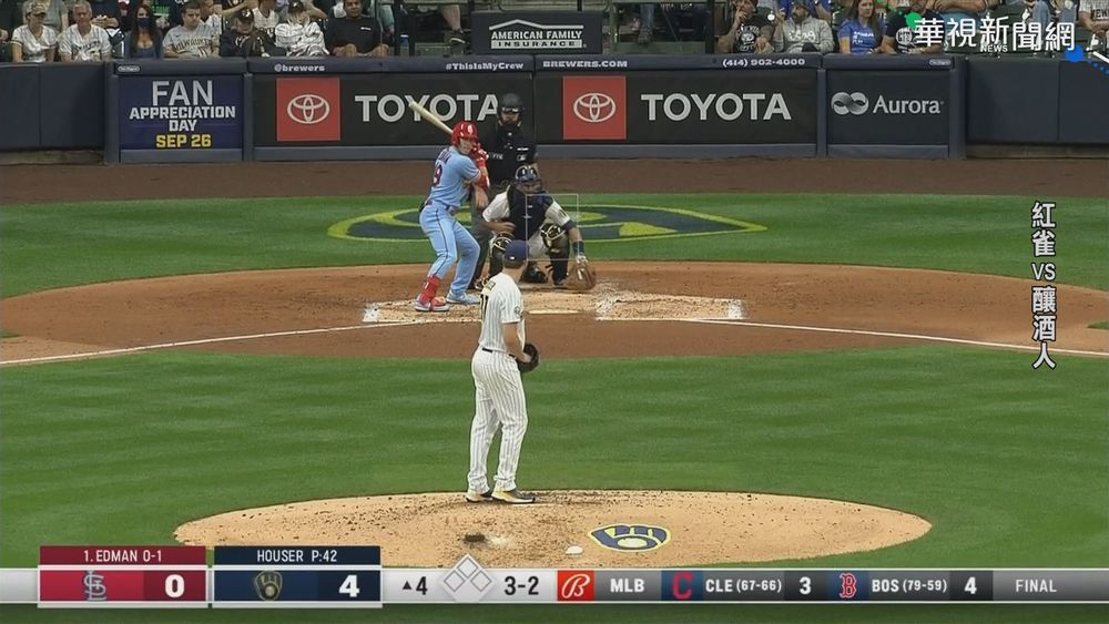 金廣鉉僅投1.2局失4分 Houser完封紅雀