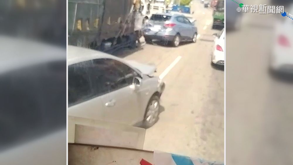 死亡下坡路段!沙鹿向上路大貨車追撞7車