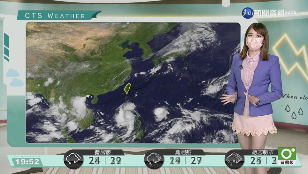 午後山區留意局部雷陣雨 天熱太陽大補水防曬