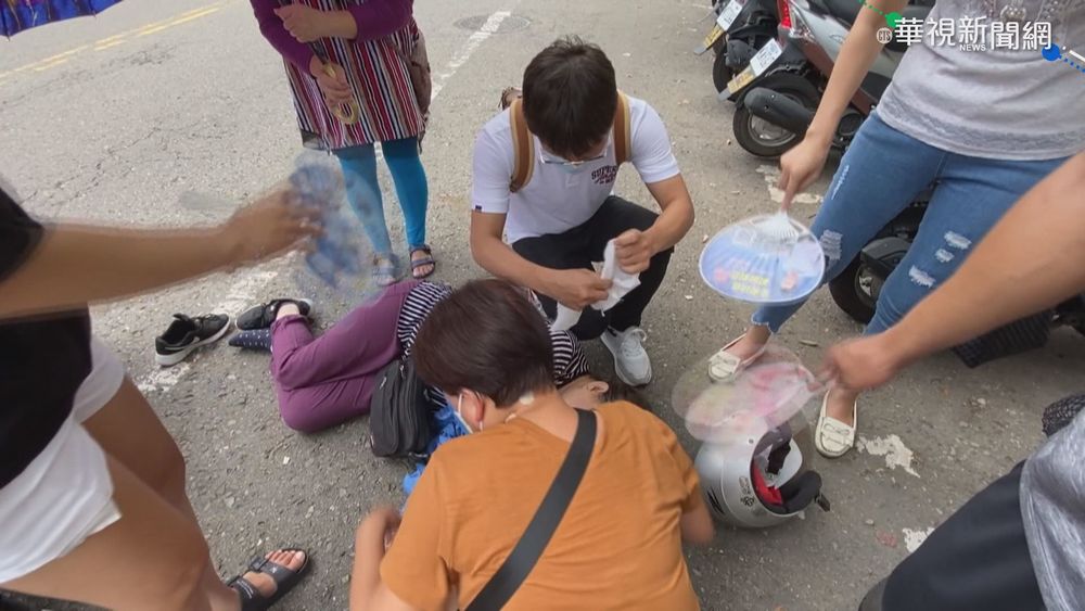 正午飆高溫! 南投婦騎車"熱暈倒地"