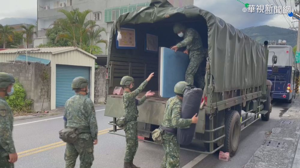 璨樹進逼 花防部派409官兵防災整備