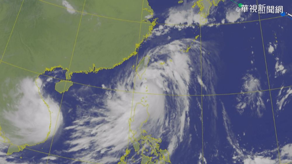 璨樹變中颱! 沿東部近海北上 風雨夜襲