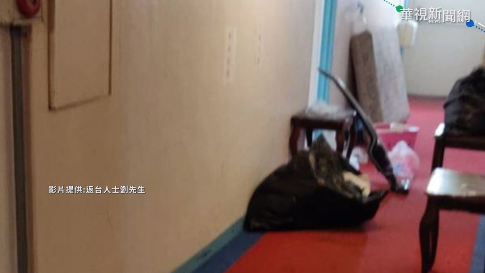 苗栗恐怖防疫旅館 蟑螂螞蟻滿地跑