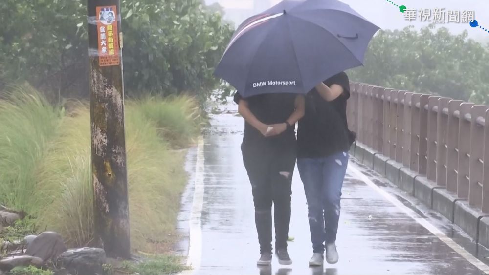 璨樹挾螺旋雨帶 北部雨勢深夜才趨緩
