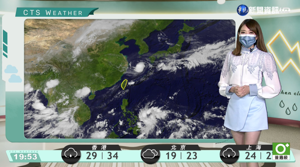 天氣晴朗炎熱.山區午後局部大雷雨